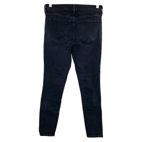 J. Crew 8” Mid Rise Skinny Jeans in Black - Picture 5 of 8